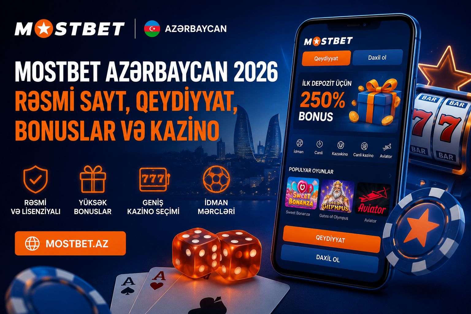 Mostbet Casino: kazinonu dəyərləndirən icmal